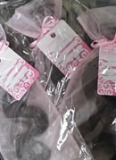 3 packages of 3x4 tag with Pink Sheer bags-Foreign Blends