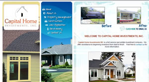 Capital Home Investments - Real Estate Website Designer