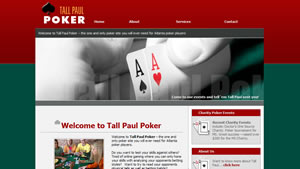 Web Development for Poker club in Atlanta, Gwinnett