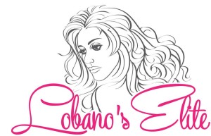 This logo includes an illustration of a glamorous and sexy woman with flowing hair