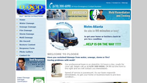 Website developer for Flood-water damage and mold control in Duluth and Johns Creek