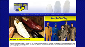 Apparel and Fashion - Website Design for Shoes Online - Atlanta