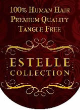 100% Human Hair Logo - Estelle Collection from Australia