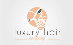 Logo created for Luxury Hair Extensions Company (Jamaica)