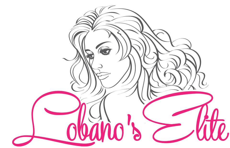 This logo includes an illustration of a glamorous and sexy woman with flowing hair