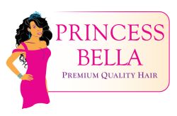 Illustration of a Princess used in logo for Human Hair Extensions
