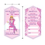 Hexagon Shaped Hair Hang Tag - House of Beauty (Panama)